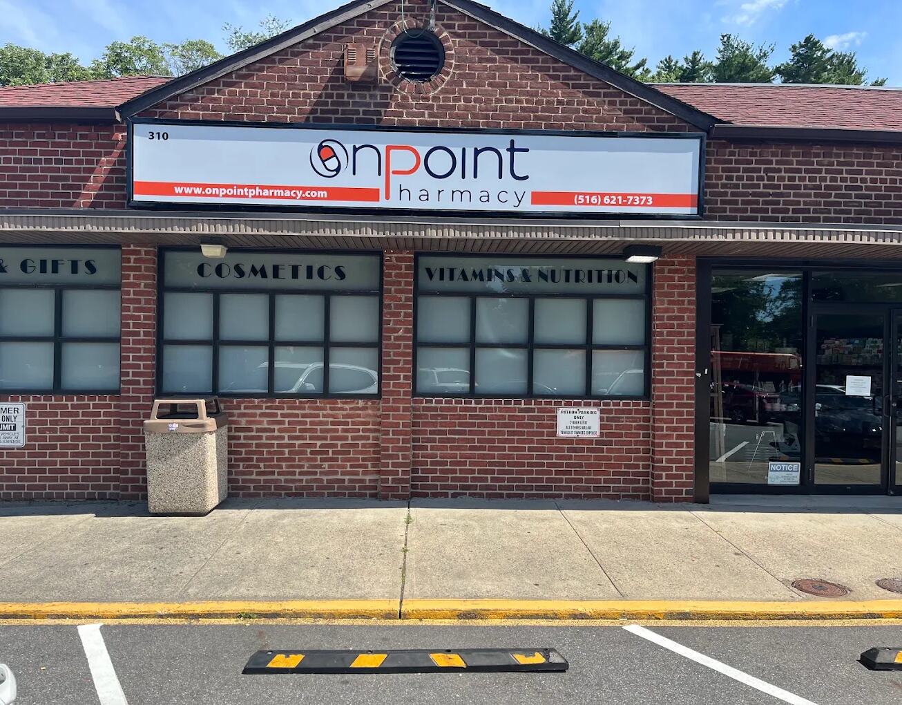 OnPoint Pharmacy storefront at 310 Roslyn Road, Roslyn Heights